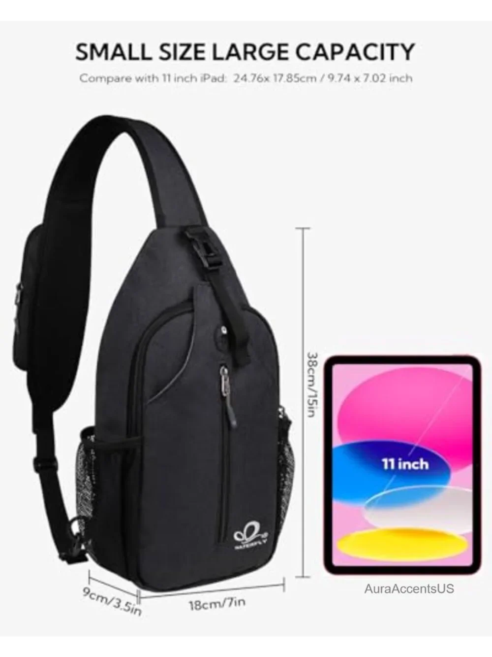 Water-Resistant Hiking Daypack with Adjustable Strap